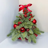 Букет Елка Сердце зимы