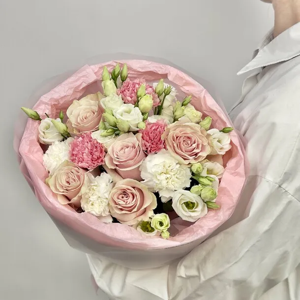 Букет Розовый закат