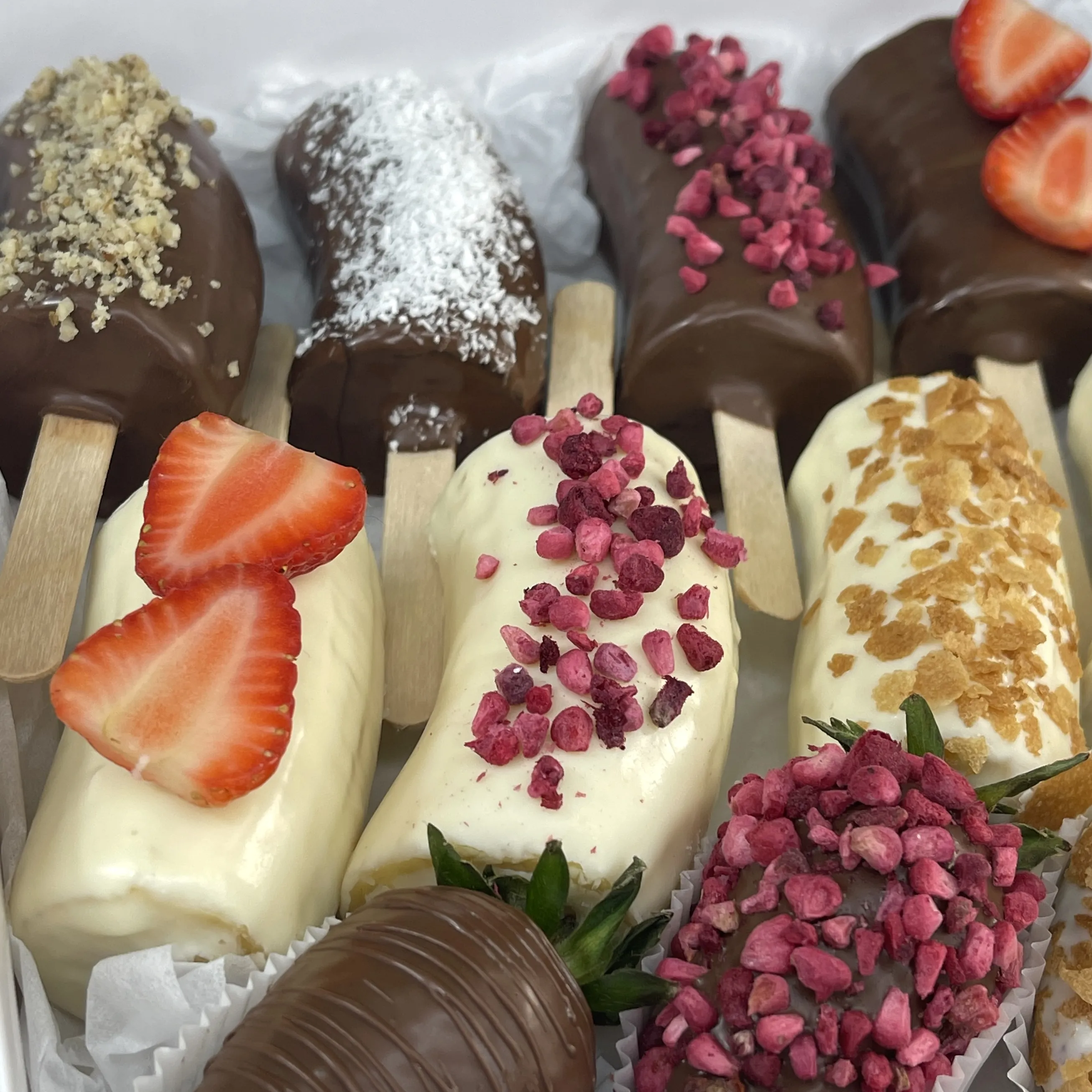 Букет Бананы в шоколаде Фруктово-ягодный микс