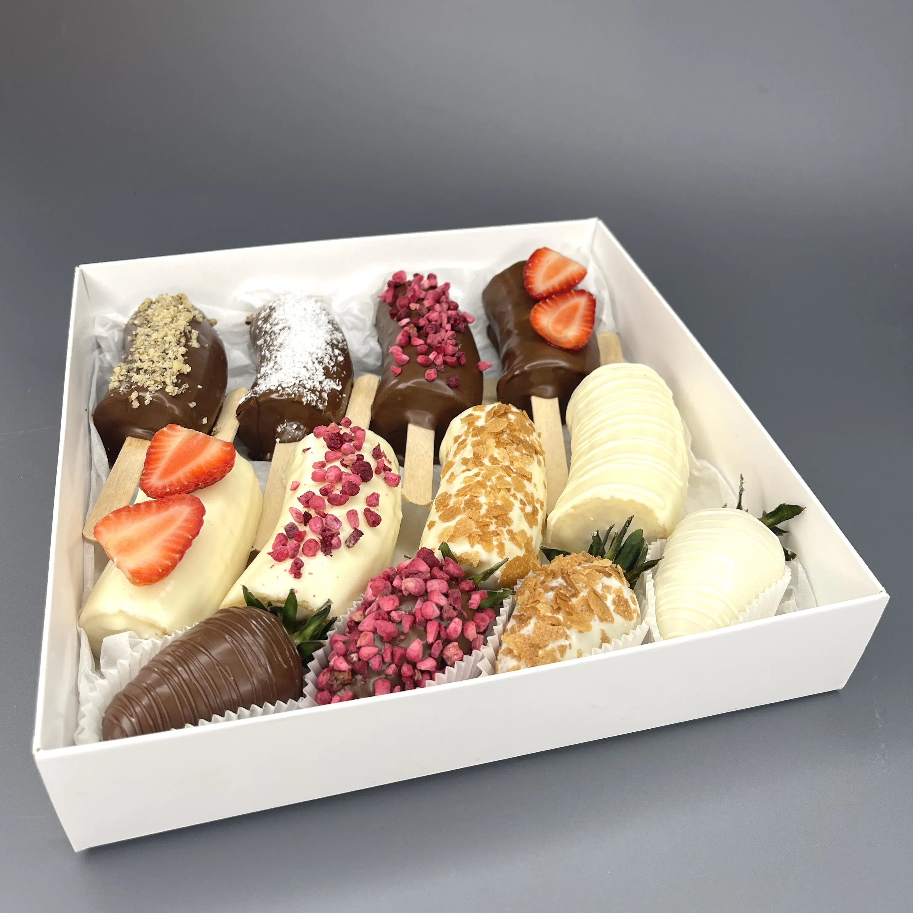 Букет Бананы в шоколаде Фруктово-ягодный микс