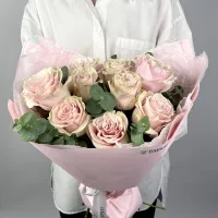 Букет Монобукет из розовых роз №2 Букет Монобукет из розовых роз №2