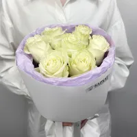 Букет Монобукет из 7 белых роз №2 Букет Монобукет из 7 белых роз №2