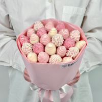 Букет Клубничная невеста