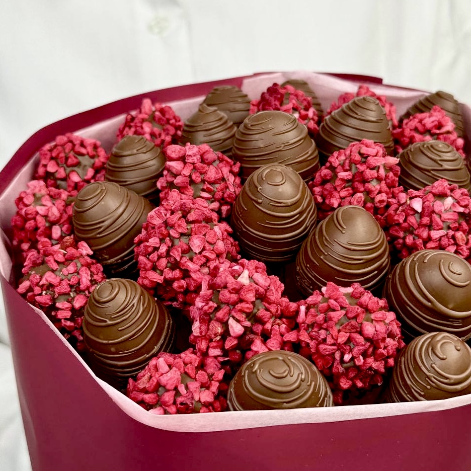 Букет Малиновый шоколад