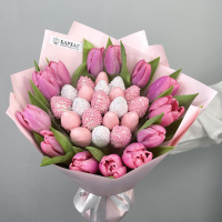 Букет Розовое послание