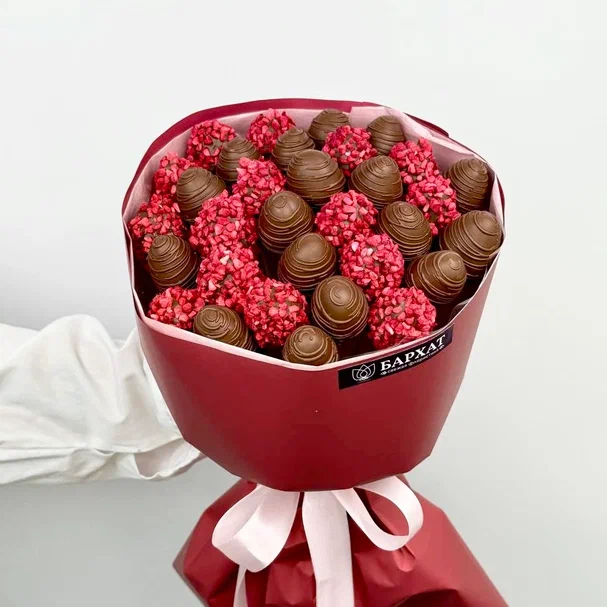 Букет Малиновый шоколад
