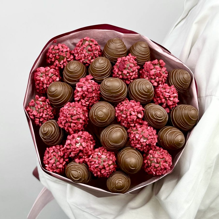 Букет Малиновый шоколад