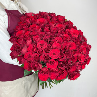 Букет Букет из 101 красной розы под ленту