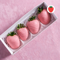 Букет Мини-набор клубники в шоколаде Барби