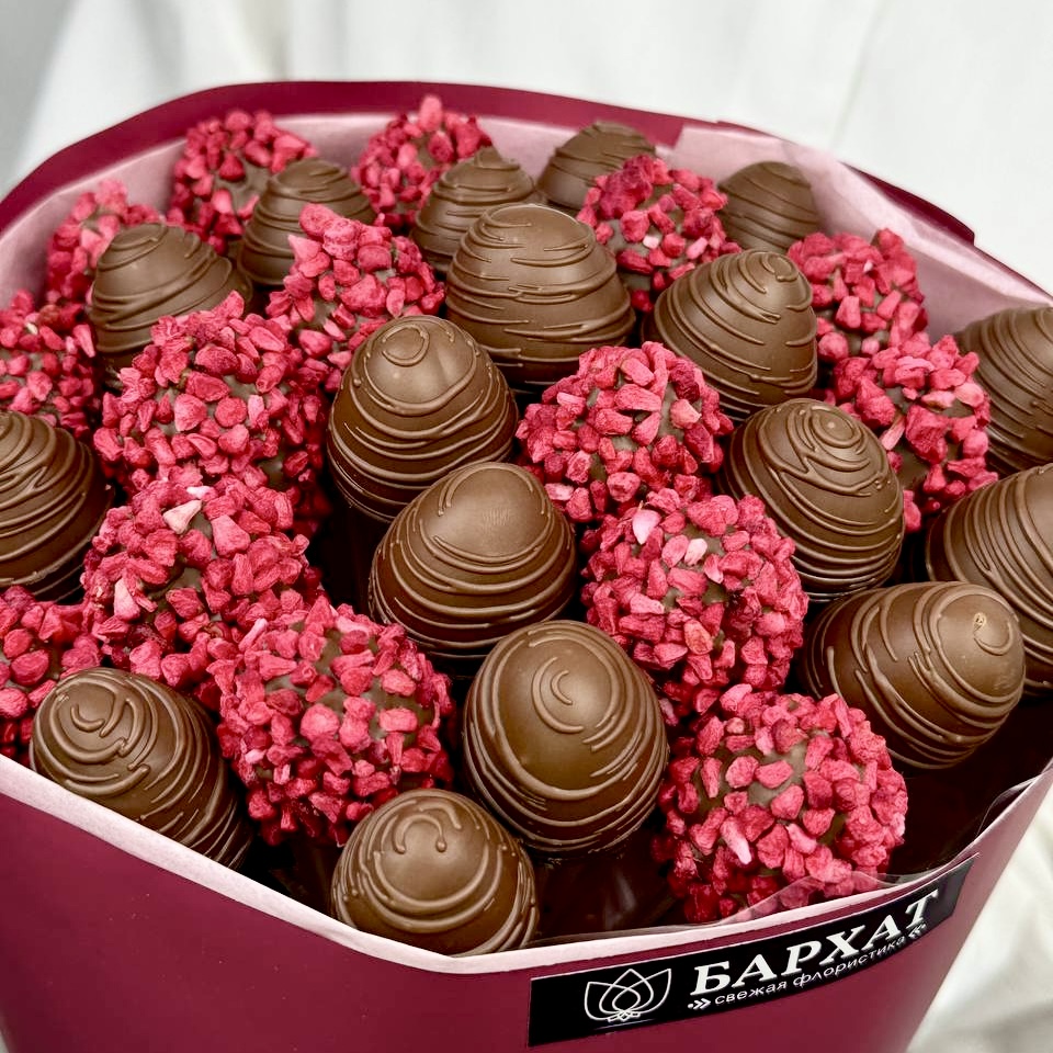 Букет Малиновый шоколад