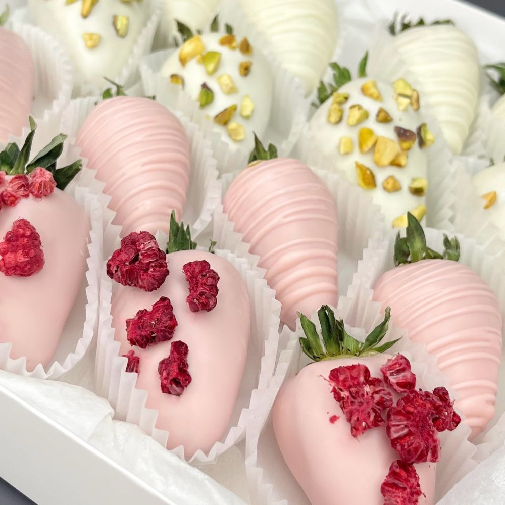 Букет Клубничный прованс