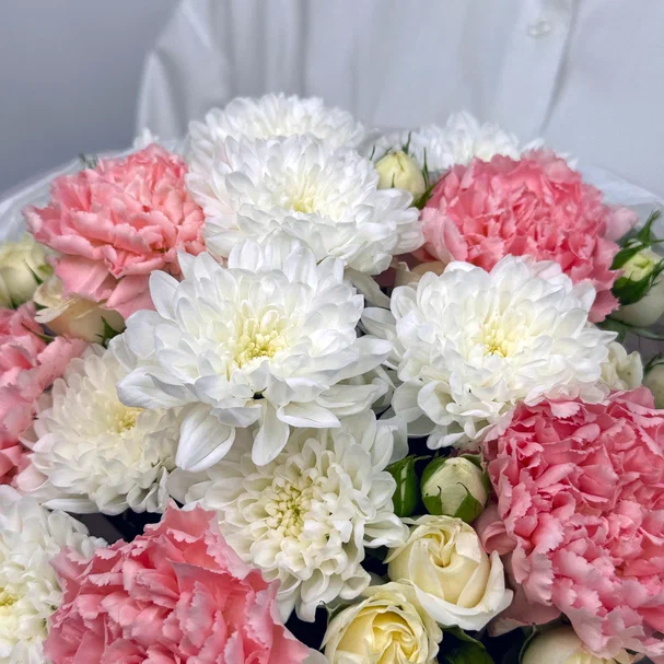 Букет Кремовое чудо