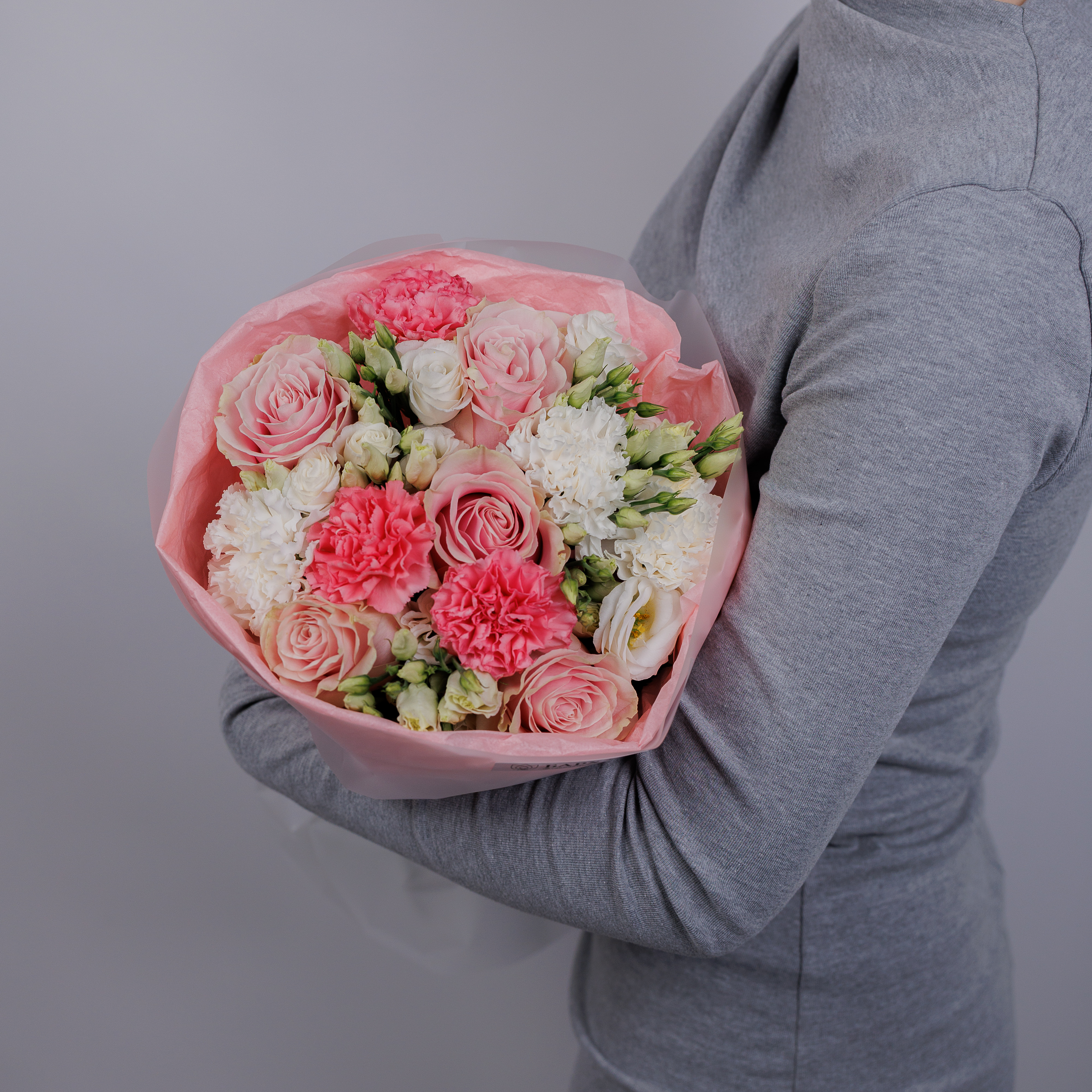 Букет Розовый закат